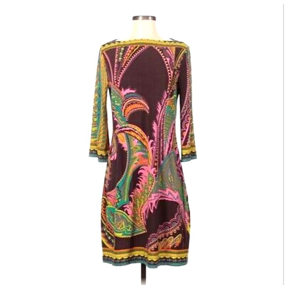 ECI Multi Colored Dress Size 8 - Picture 1 of 9